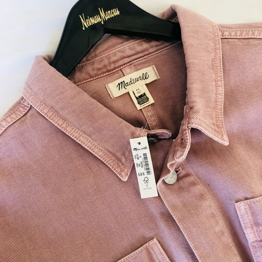 Madewell Women's Faded Rose Utility Shirt Jacket